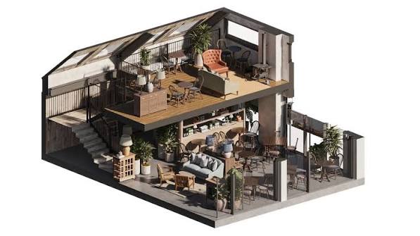 3d house rendering